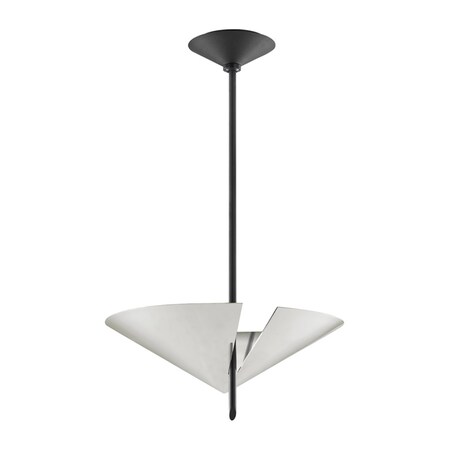 Hudson Valley Lighting One Light Pendant 9711-PN/BK